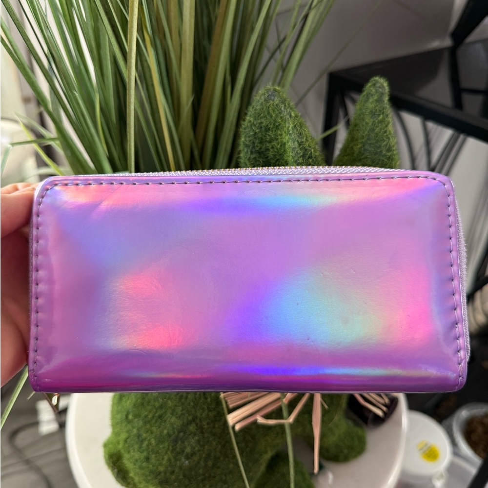 Metallic purple wallet. 💜 New
